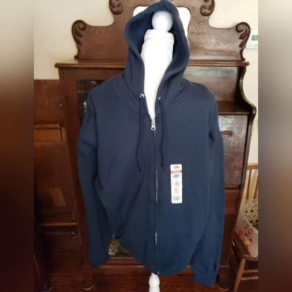 Fruit of the Loom Other - Here's a new w tags 2X dark blue Fruit of the Loom lightweight Hoodie